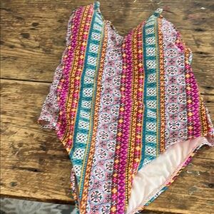 Colorful Patterned Swimsuit